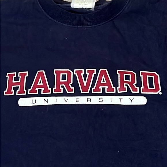 Harvard University blue long sleeves T-Shirt Sz S - Picture 2 of 6